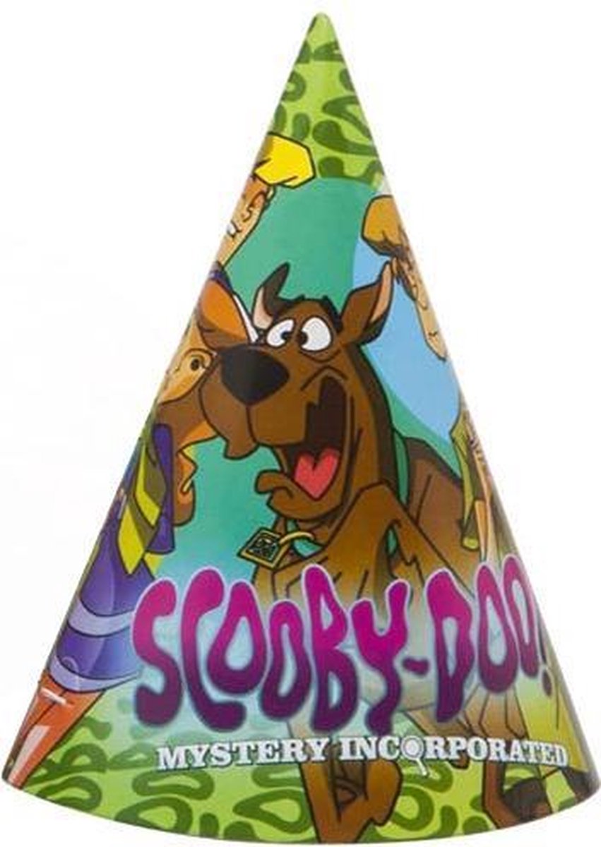 ATOSA - 4 Scooby Doo feesthoeden - Decoratie > Feesthoedjes